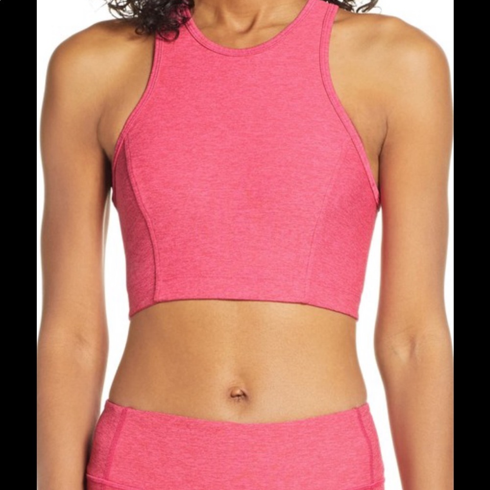 Outdoor Voices Athena Crop XS in Flamingo
